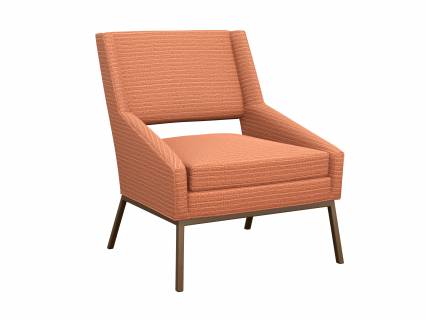 Amani Chair With Bright Brass