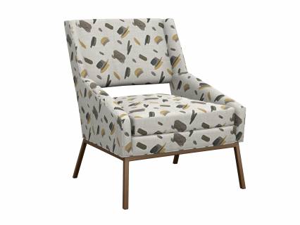 Amani Chair With Bright Brass