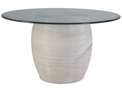 Ardence 54 Inch Glass Top Dining Table
