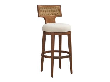 Calavera Woven Swivel Bar Stool