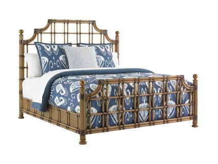 St. Kitts Rattan Bed