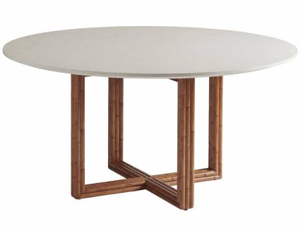Woodard Marble Top Dining Table