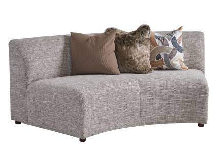 Alston Armless Curved Sofa