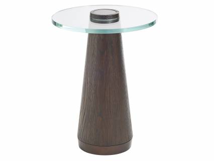 Apex Glass Top Accent Table