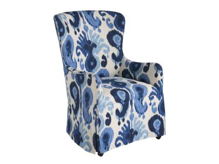 Aliso Upholstered Host Chair W/Casters