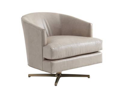 Graves Leather Swivel Chair