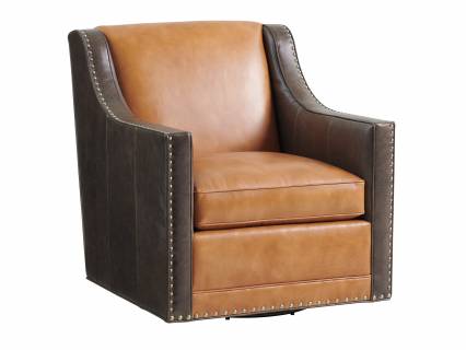Hayward Leather Swivel Chair
