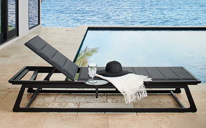 Chaise by the pool